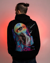 Eyed Dark Abstract - Hoodie